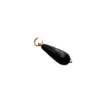 Black Onyx Drop Charm