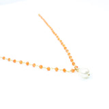 Carnelian & Pearl Necklace