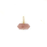 Strawberry Quartz & Sodalite Charms
