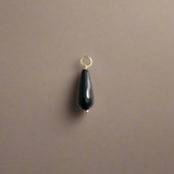 Black Onyx Drop Charm