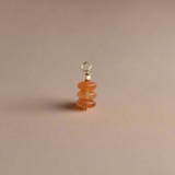 Orange Carnelian Charm