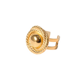 Sleek Spiral Ring