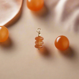 Orange Carnelian Charm