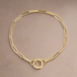 Paperclip Charm Keeper Bracelet