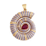 Shell Nautil Charm