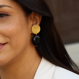 Midnight Golden Earrings