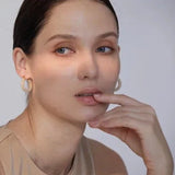 Radiant Pearl Hoops