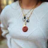 Red Flower Pendant