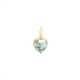 Abalone Heart Charm