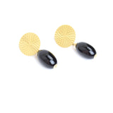 Midnight Golden Earrings
