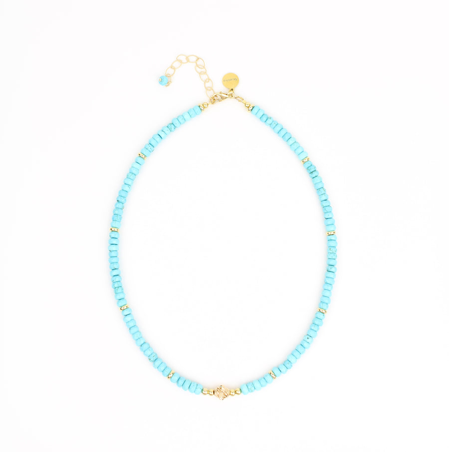 Turquoise Gold Necklace