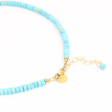 Turquoise Gold Necklace