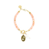 Peach Moonstone Bracelet