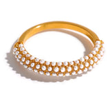 Radiant Pearls Ring