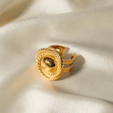 Sleek Spiral Ring