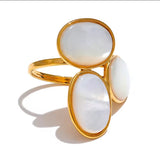 Mother Pearl Shell Ring