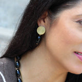 Midnight Golden Earrings