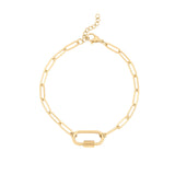 Aurora Carabiner Bracelet