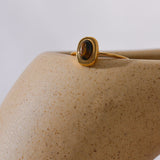 Dainty Tiger Eye Ring
