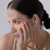 Mini Radiant Pearl Hoops