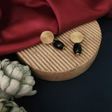 Midnight Golden Earrings