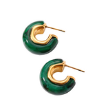 Organic Mini Hoops Earrings